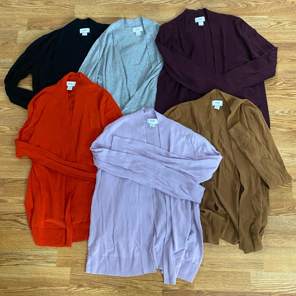 6 cardigans